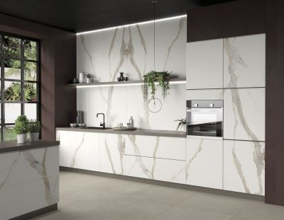 Lapidura Statuario Raffaello 12Mm Porselen Tezgah (1)